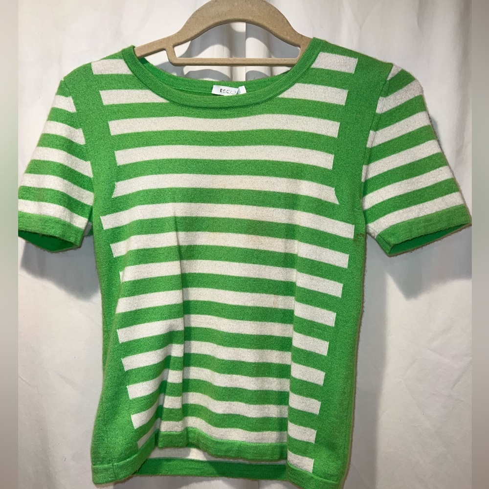 Green Striped Shirt